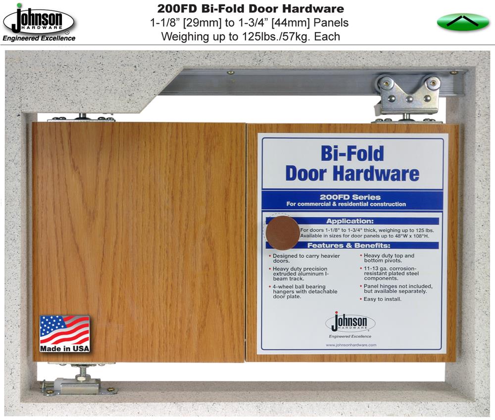 Johnson Hardware 200FD Bi-Fold Door Hardware | Johnsonhardware.com ... Johnson Hardware 200FD Bi-Fold Door Hardware | Johnsonhardware.com ...