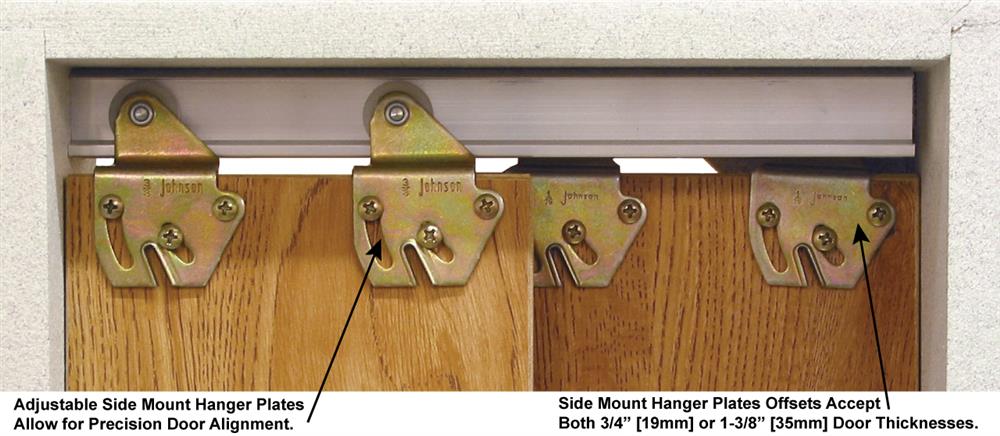 Johnson Hardware 2200 Sliding Bypass Door Johnsonhardware 2200 Series Sliding Bypass Door Hardware