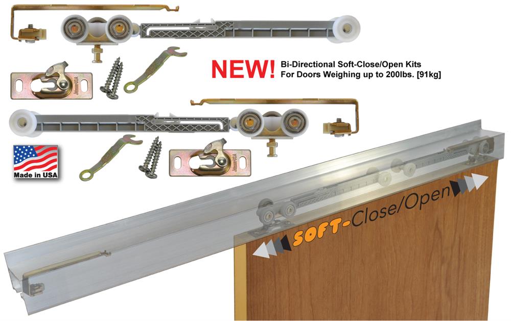 Johnson Hardware 2610sc Soft Close Wall Mount Sliding Door Possible S Include Closets Storage Rooms Or Anywhere Space Is Limited And A Wall Mounted Sliding Door Will Suit The 2610sc For Interior Use