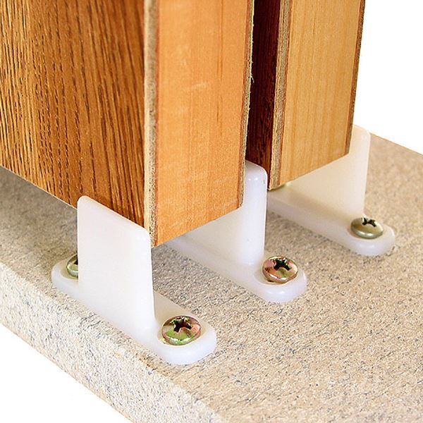 101 Bypass Guide Post Set Sliding Folding Pocket Door Hardware