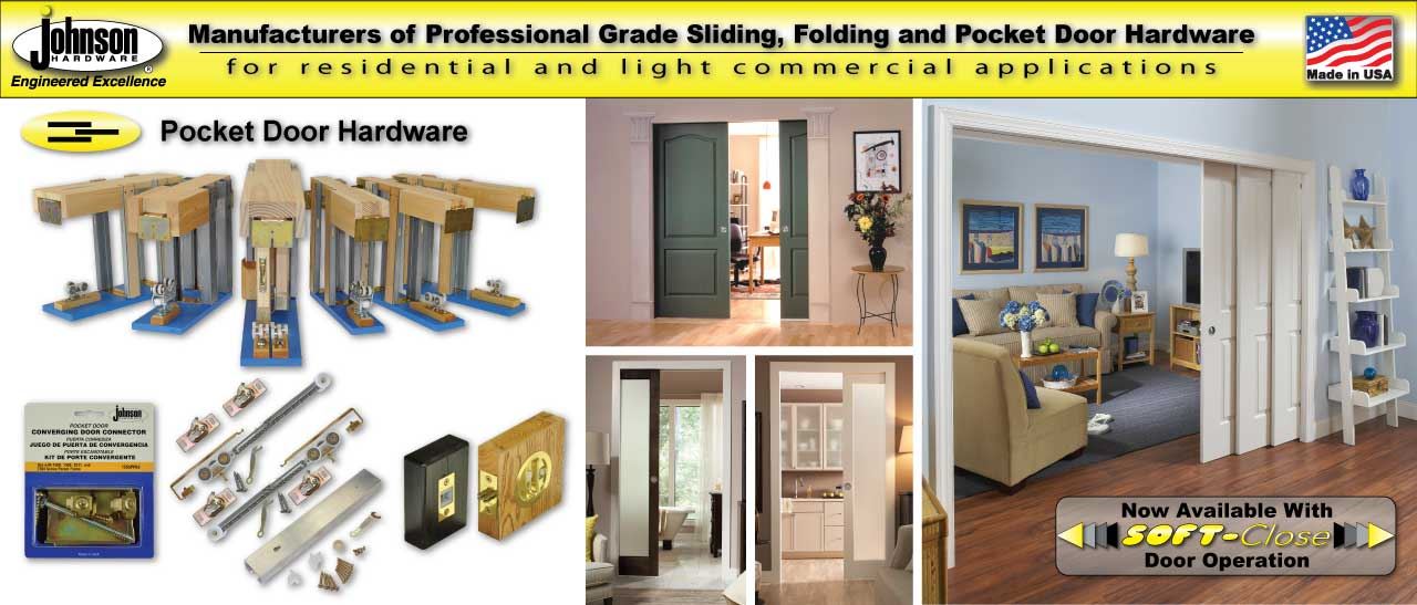 Johnsonhardware Sliding Folding Pocket Door Hardware Slider Image
