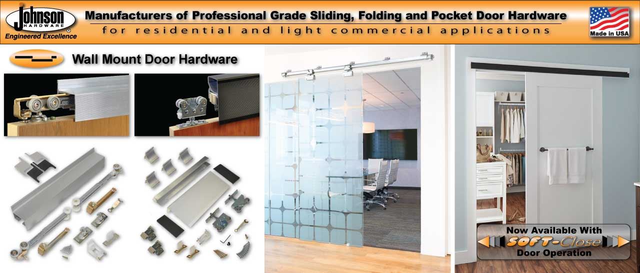 Johnsonhardware Com Sliding Folding Pocket Door Hardware Pocket Door Hardware