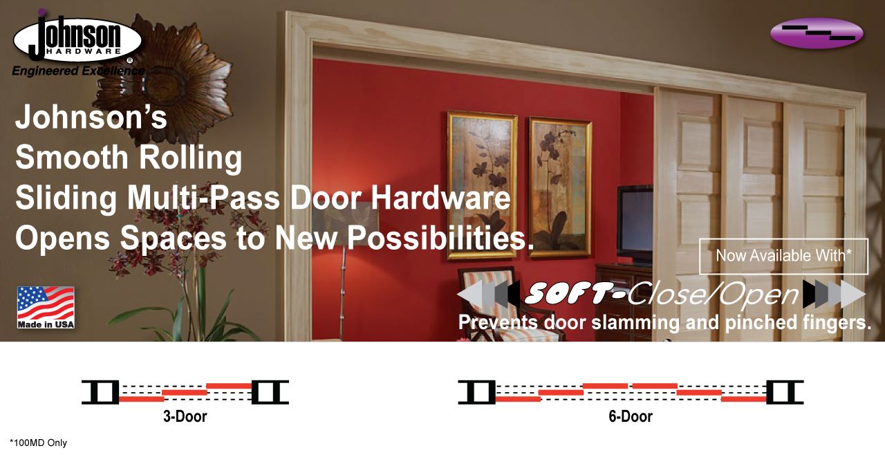 Sliding Multi Pass Hardware Johnsonhardware Com 200md Multi Pass Sliding Door Hardware