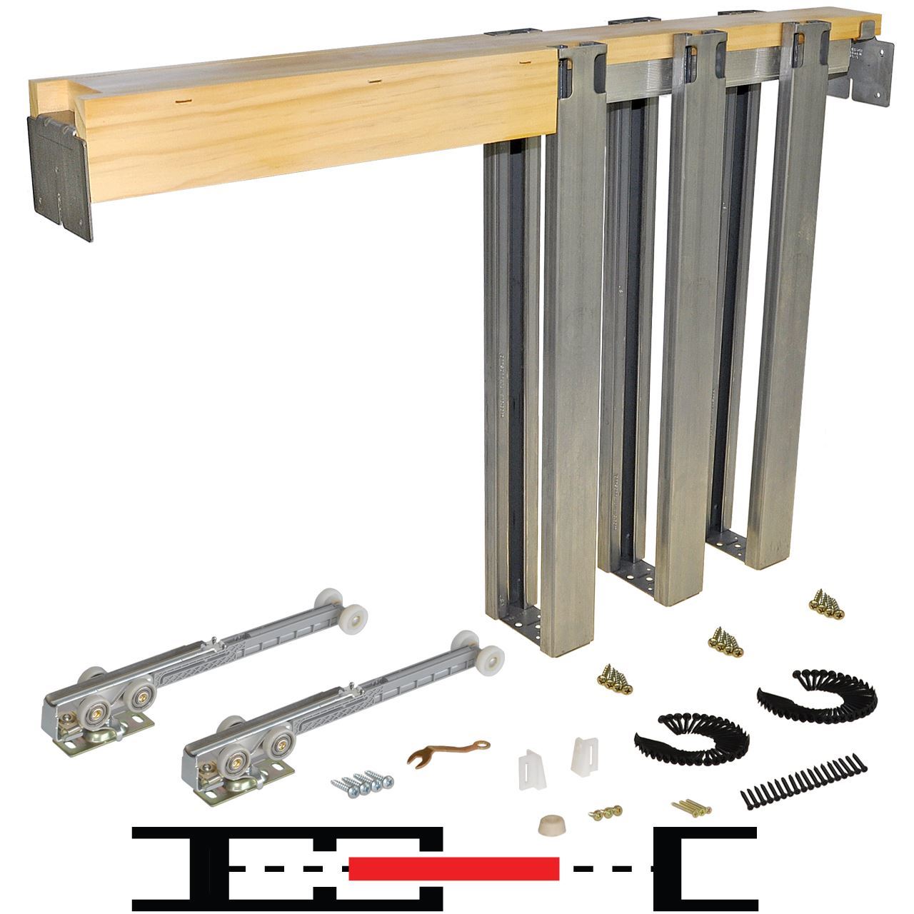 1500SC Series 48" x 80" SoftClose Pocket Door Frame Johnsonhardware