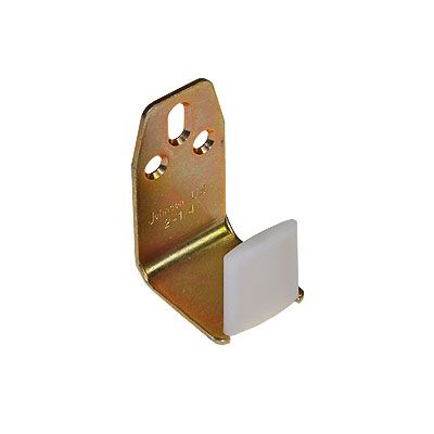 Sliding closet door bottom guide Sliding closet door bottom guide